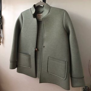 Comfy smart cardigan by Street One, size 38(eur), light green-gray colour